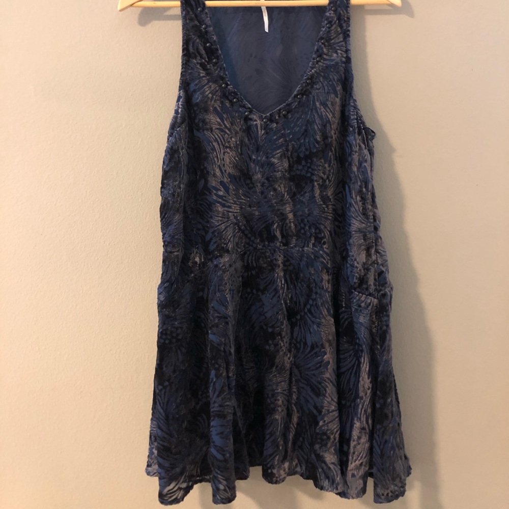 Free people floral textured dress